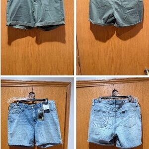 Stylish Women's Denim and Olive Shorts BUNDLE!!!
